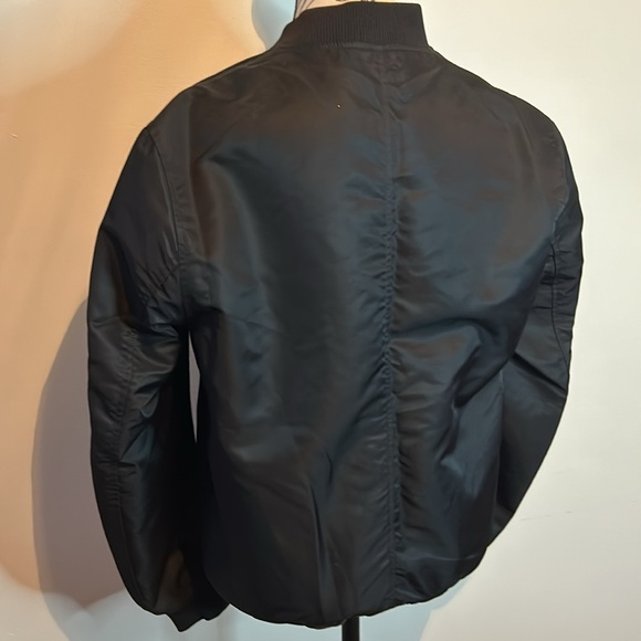 Black Bomber Jacket - Picture 7 of 9